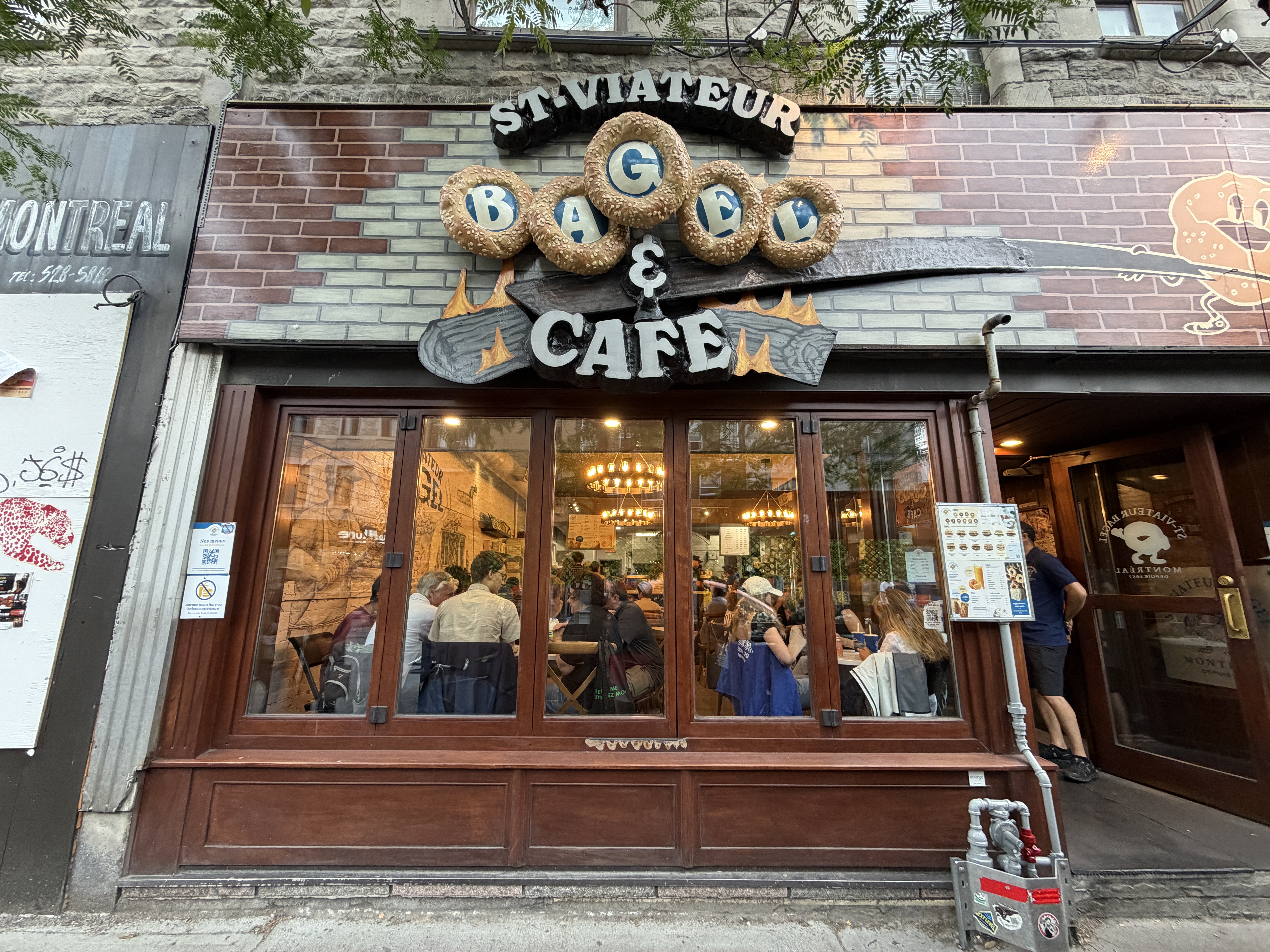 Fresh Montreal-style bagels